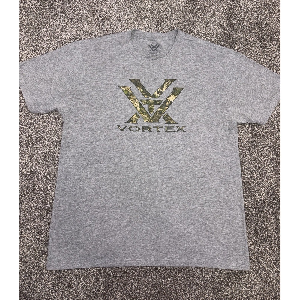 Vortex Men's Grey/ Camo Short Sleeve XL